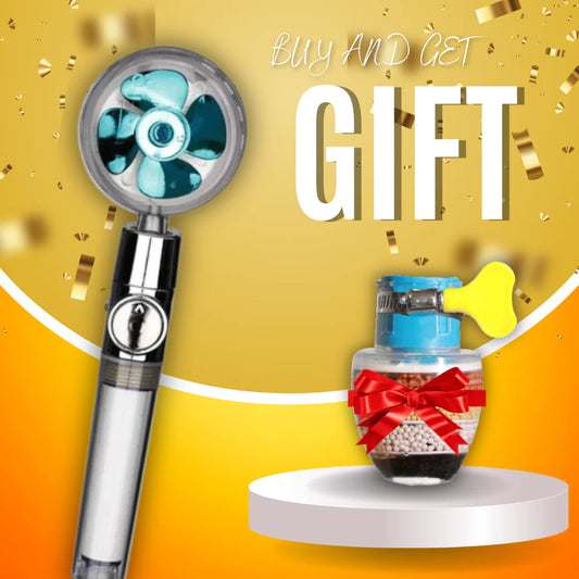 Turbo  Shower Head + Free Gift