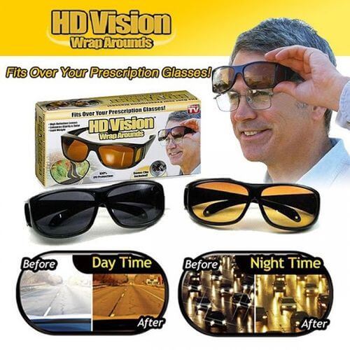 1 Pack x 2 Glasses Night Vision Glasses