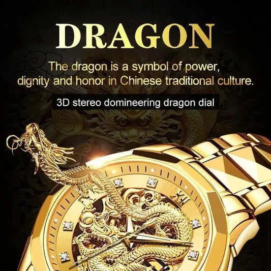 Gold Dragon Watch