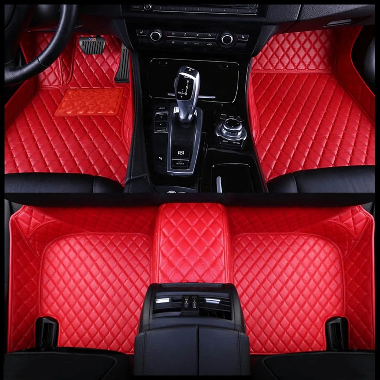 Premium Floor Mats Set ( Black & browen & Red color are availables )