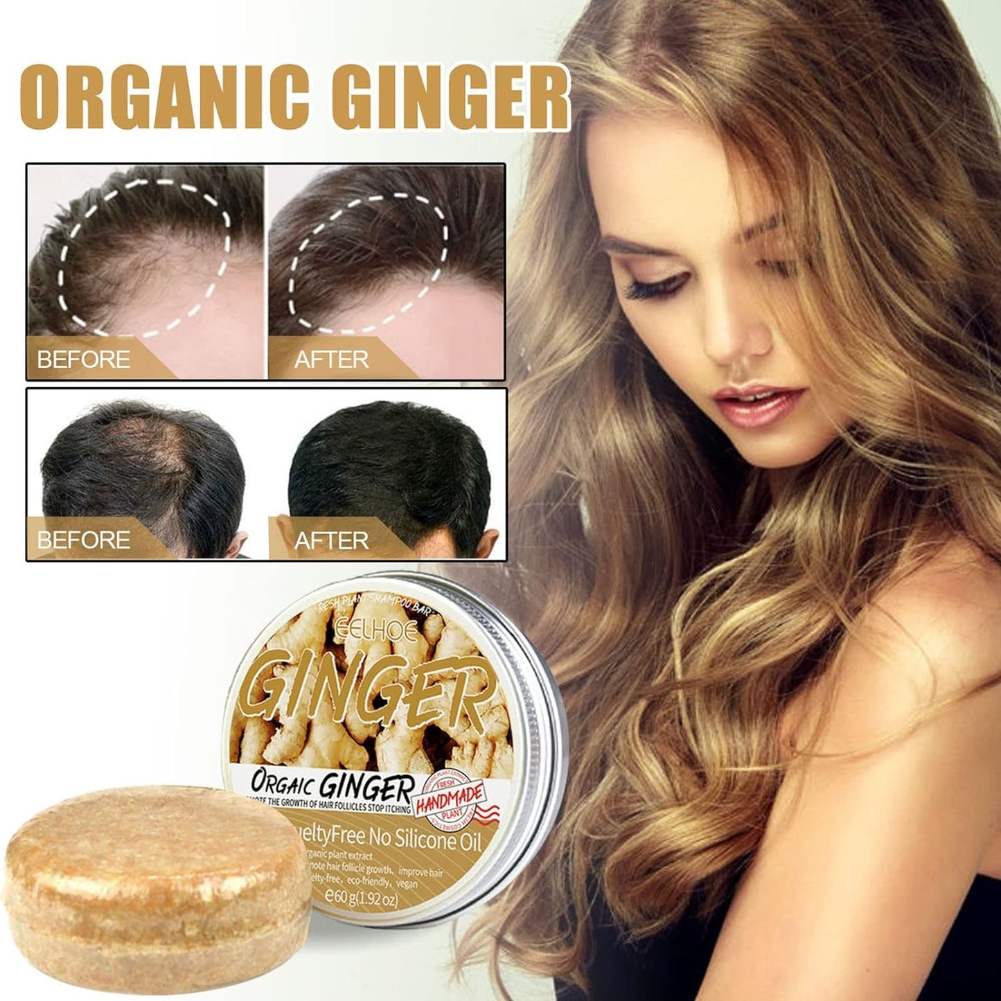 ORGANIC Hair Growth Ginger Oil